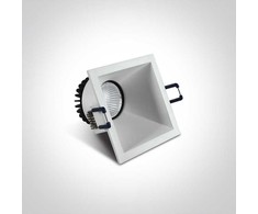 8W LED įleidžiamas šviestuvas, baltas, 3000K, 50108A/W/W