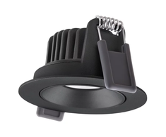 Ledvance 4/6/8W LED įleidžiamas šviestuvas, juodas, 2700K, dimeriuojamas, reguliuojamas