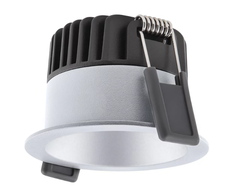 Ledvance 4/6/8W LED įleidžiamas šviestuvas, sidabro sp., 3000K, IP44, dimeriuojamas