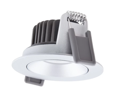 Ledvance 4/6/8W LED įleidžiamas šviestuvas, sidabro sp., 3000K, dimeriuojamas, reguliuojamas