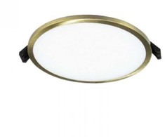 8W LED įmontuojama panelė, bronzos sp., 3000K, IP44