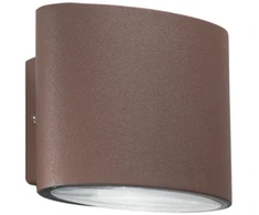 8W LED lauko sieninis šviestuvas BOXTER, bronzos sp., CCT, IP44