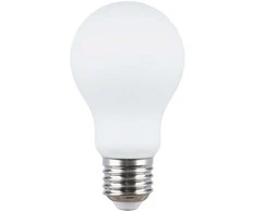 8W LED lemputė, A60, E27, balta, 3000K, dimeriuojama