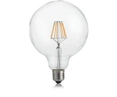 8W LED lemputė E27, 3000K, skaidri, 101347