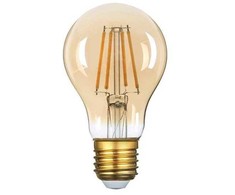 8W LED lemputė OPTONICA A60, E27, 2700K, dimeriuojama, aukso sp. stiklas