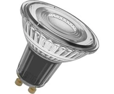 Ledvance 8W LED lemputė PAR16, GU10, PAR16, skaidri, 36°, 2700K, dimeriuojama