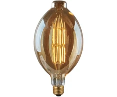8W LED lemputė RETRO, E27, skaidri, 2200K, dimeriuojama