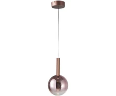 8W LED pakabinamas šviestuvas CAMINO, vario sp./skaidrus, 3000K