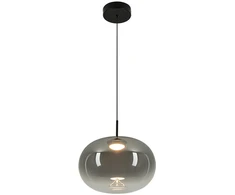 8W LED pakabinamas šviestuvas, juodos/pilkos sp., 3000K, 2607
