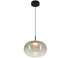 8W LED pakabinamas šviestuvas, juodos/rudos sp., 3000K, 2609