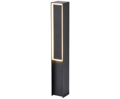 8W LED pastatomas lauko šviestuvas, juodas, 3000K, IP54, 50cm