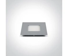 8W LED įleidžiama panelė, pilka, 3000K