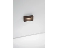 Sieninis šviestuvas 8W LED sieninis fasado šviestuvas MOBULA, bronzos sp., IP65