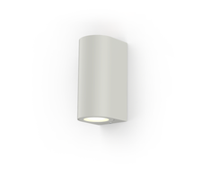 Sieninis šviestuvas 8W LED sieninis fasado šviestuvas NEXO, baltas, 2700/3000K, IP65, A2095170B
