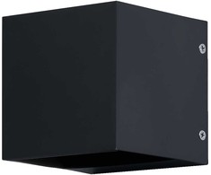 8W LED sieninis fasado šviestuvas SMART+ MATTER, juodas, 3000/6500K/RGB, dimeriuojamas, IP44
