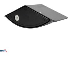 Sieninis šviestuvas Bemko 8W LED sieninis fasado šviestuvas VALANT, grafito sp., 4000K, IP65