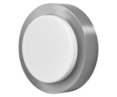 8W LED sieninis lauko šviestuvas ENDURA STYLE DISC, plieno sp., 3000K, IP44