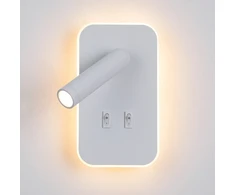Lubinis šviestuvas 8W LED sieninis šviestuvas DORIA, baltas, 3000K