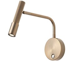 8W LED sieninis šviestuvas DRILL, sendintos bronzos sp., 3000K, dimeriuojamas, 01-4439