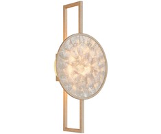 8W LED sieninis šviestuvas ELYRA, baltos/matinės aukso sp., 3000K, 4339800