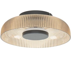 8W LED sieninis šviestuvas PASSO, juodos/geltonos sp., 3000K