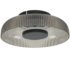 8W LED sieninis šviestuvas PASSO, pilkos/juodos sp., 3000K
