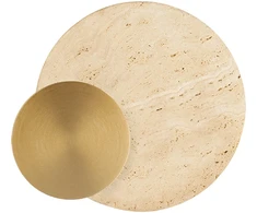 8W LED sieninis šviestuvas, smėlio/aukso sp., 2700/3000K, dimeriuojamas, 26108
