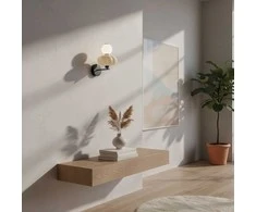 8W LED sieninis šviestuvas TORDI, smėlio/matinės baltos sp., 3000K
