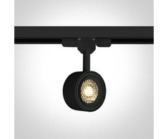 8W LED šviestuvas į bėgelius, juodas, 3000K, 65644T/B/W