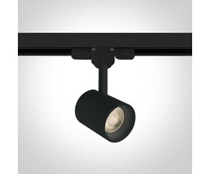 8W LED šviestuvas į bėgelius, juodas, 3000K, 65646T/B/W