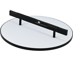 8W LED šviestuvas į magnetinę sistemą ZAMBELIS MAGNETIC 5MM, matinės juodos sp., 3000K, DALI, 2528