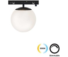8W LED šviestuvas į magnetinius bėgelius MICRO MAGNETIC, juodas, 3000K, dimeriuojamas, 4316100