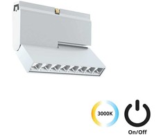 8W LED šviestuvas į magnetinius bėgelius SLIM MAGNETIC, baltas, 3000K, dimeriuojamas, 4289001