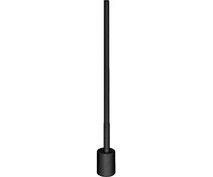 Osram 8W LED toršeras SMART WIFI, juodas, 2700/6500K, dimeriuojamas, su nuotolinio valdymo pulteliu