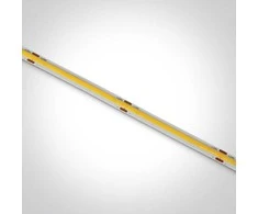 8W/m lanksti COB LED juosta, 24V, 3000K, 5m ritė, 7844/W