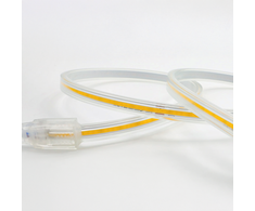 8W/m LED COB juosta, 24V, 320LEDs/m, 3000K, IP65, 5m ritė, LS38