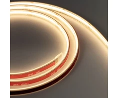 8W/m LED COB juosta XSOLIS, 2700K, 256LED/m, 24V, IP67, 5 metrų ritė