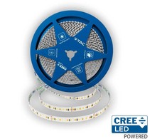 8W/m LED juosta, 120LED/m, 24V, 6500K, IP20, CREE LED chip, 10 metrų ritė