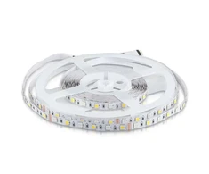 V-tac 8W/m LED juosta, 60LED/m, RGB + 6400K, 5 metrų ritė