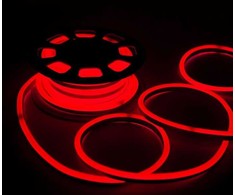 V-tac 8W/m NEON FLEX LED juosta, raudona, 24V, 10m ritė