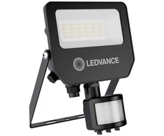 9-18W LED prožektorius COMPACT, juodas, 3000/4000/6500K, su judesio davikliu