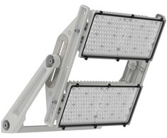 900/1200W LED prožektorius MAX RADIAL SYMMETRIC 45, šviesaus aliuminio sp., 4000K, 45°, IP66