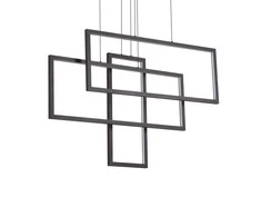 Ideal Lux Pakabinamas šviestuvas Frame Sp Rettangolo Nero