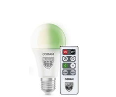 Osram 9,5W LED lemputė ŽALGIRIS EDITION, E27, 2700K/žalia šviesos sp., dimeriuojama