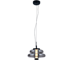 9,5W LED pakabinamas šviestuvas SIRA, pilkos/dūmų sp., 2700K, C4013090FU