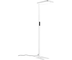 96W LED biuro toršeras su šviesos jutikliu ir nuotolinio valdymo pultu STEWART, baltas, dimeriuojamas