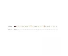 9,6W/m LED juosta, 24V, 120LEDs/m, 2700K, IP20, 5m ritė, LS39