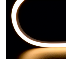 9,6W/m LED NEON juosta, 24V, 144LEDs/m, 2700K, IP67, 5m ritė, LS68