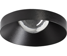 9W įleidžiamas LED šviestuvas PUCK RECESSED M, juodas 4000K