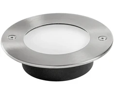 9W LED įleidžiamas į grindinį šviestuvas DECK, sidabro sp., 4000K, IP67